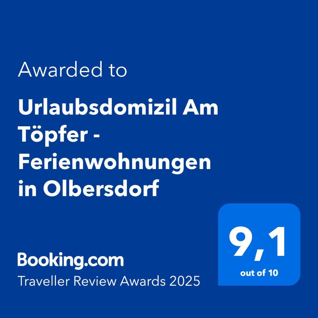 Urlaubsdomizil Am Toepfer - Ferienwohnungen In Olbersdorf Εξωτερικό φωτογραφία